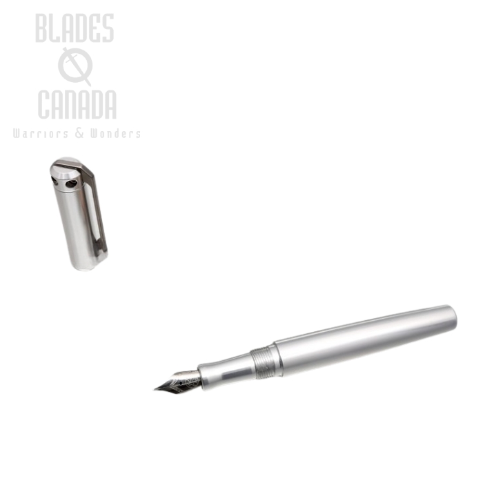 (image for) Karas Kustoms Ink Fountain Aluminum -Silver Body/Silver Grip