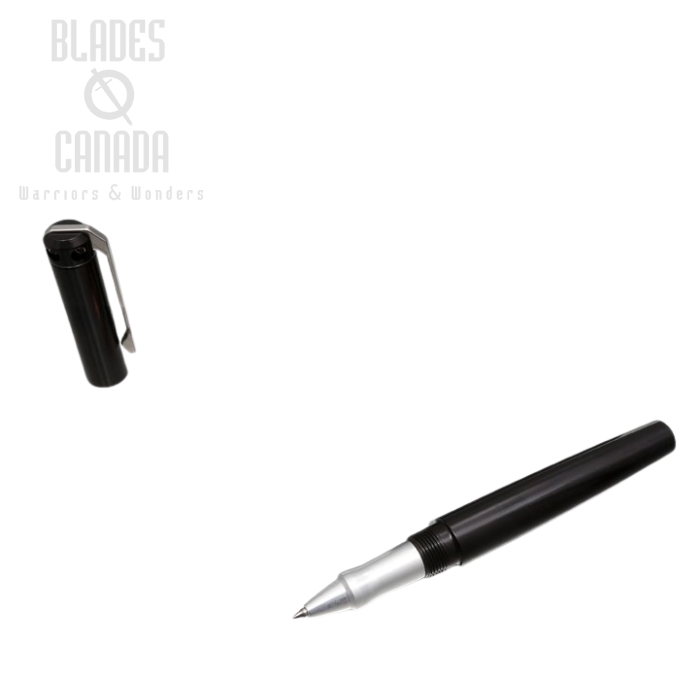 (image for) Karas Kustoms Ink Rollerball Aluminum - Black Body/Silver Grip