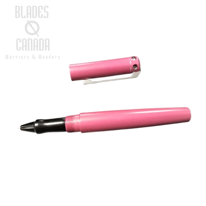 (image for) Karas Kustoms Ink Rollerball Aluminum - Pink Body/Black Grip