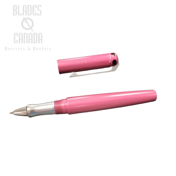 (image for) Karas Kustoms Ink Rollerball Aluminum - Pink Body/Silver Grip
