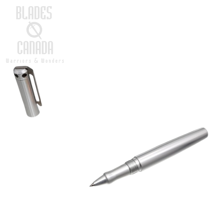 (image for) Karas Kustoms Ink Rollerball Aluminum - Silver Body/Silver Grip