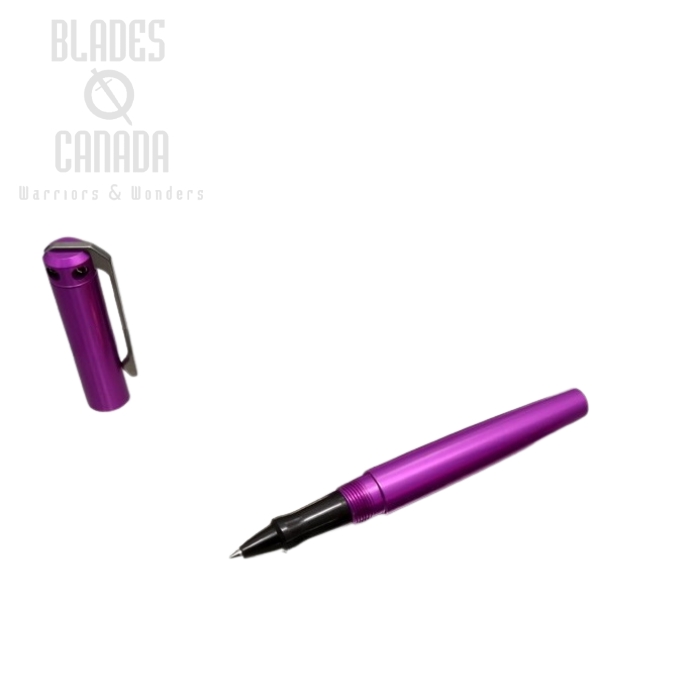 (image for) Karas Kustoms Ink Rollerball Aluminum - Violet Body/Black Grip