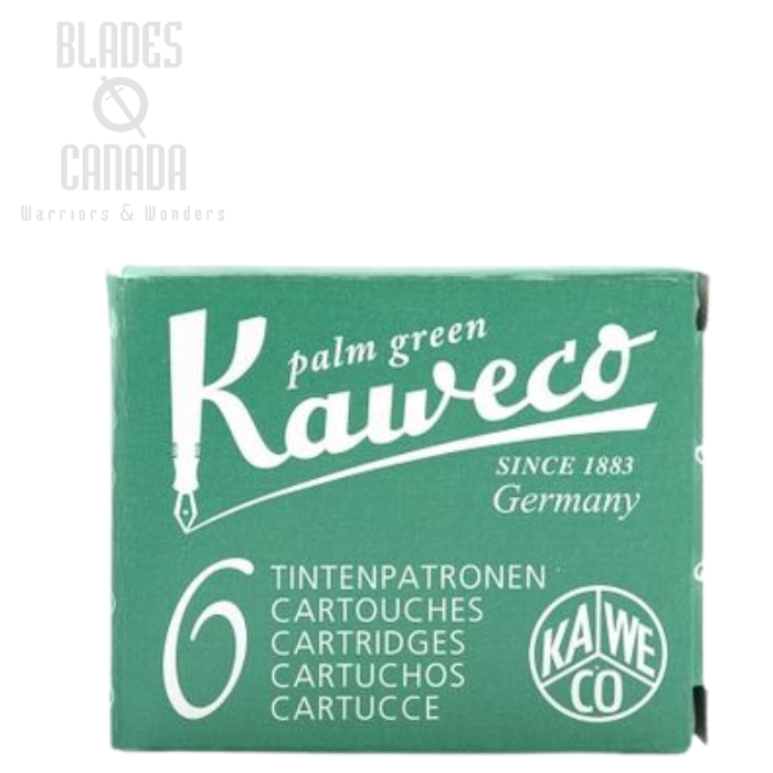 (image for) Kaweco Fountain Ink Cartridge 6-Pack - Palm Green