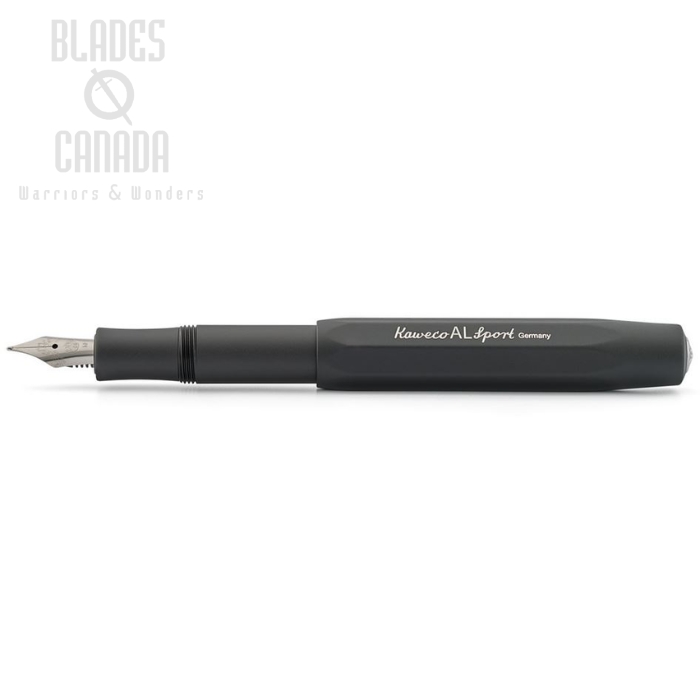 (image for) Kaweco AL Sport Fountain Pen Black - Fine