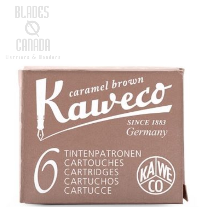 (image for) Kaweco Fountain Ink Cartridge 6-Pack - Caramel Brown
