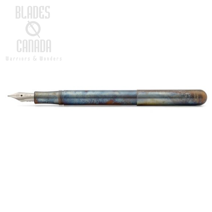 (image for) Kaweco Liliput Fountain Pen Stainless Steel Fireblue - Fine