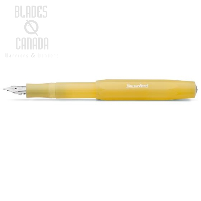 (image for) Kaweco Frosted Sport Fountain Pen Sweet Banana - Medium