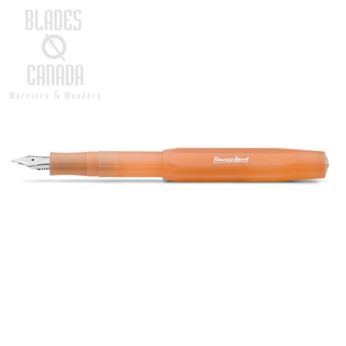 (image for) Kaweco Frosted Sport Fountain Pen Soft Mandarin - Fine