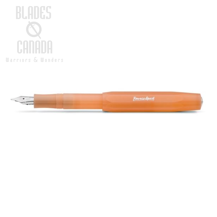 (image for) Kaweco Frosted Sport Fountain Pen Soft Mandarin - Medium