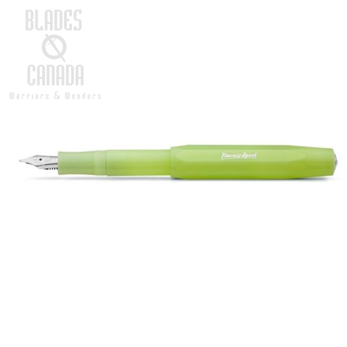 (image for) Kaweco Frosted Sport Fountain Pen Fine Lime - Fine