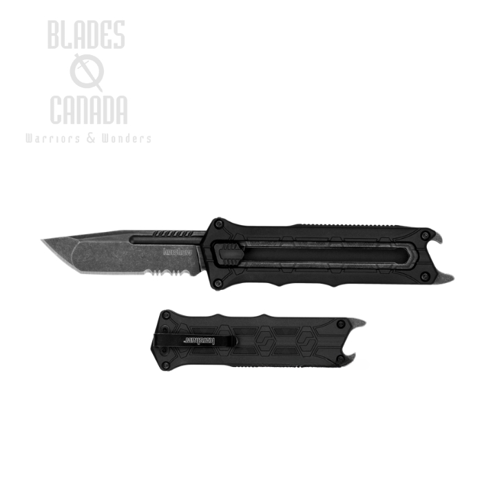 Kershaw Interstellar Folding Knife, Blackwash Blade, GFN Black, K1195