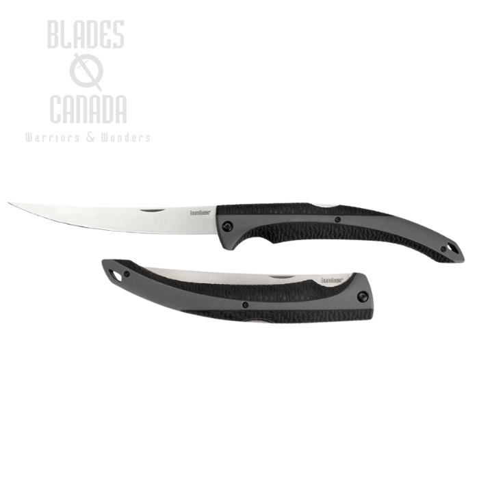 Kershaw Folding Fillet Knife, 420J2 Steel, GFN K-Texture, KE-1258