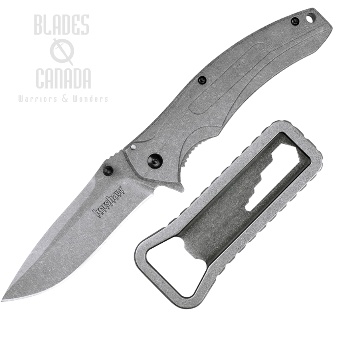 Kershaw K.B.O Flipper Framelock Knife, Assisted Opening, Bottle Opener, KE-1323KITX