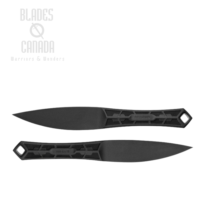 Kershaw Interval Fixed Blade Knife, PA-66/Glass fiber Black, KE-1399