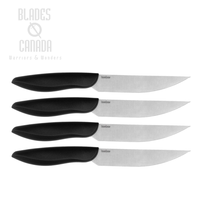 Kershaw 4-Piece Steak Knife Set, 1.4116 Steel 5", Polypropylene Black, KE-1785
