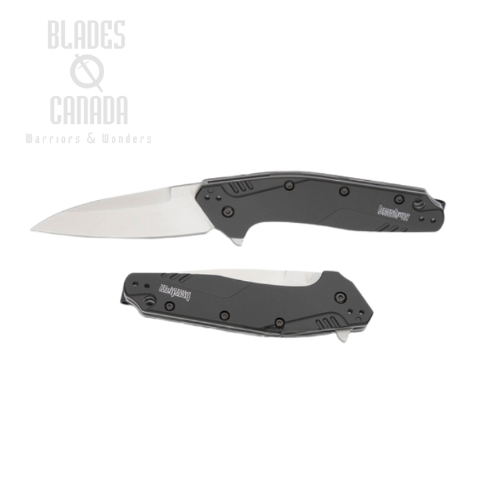 Kershaw Dividend Flipper Folding Knife, MagnaCut, Aluminum Black, K1812BLKMAG