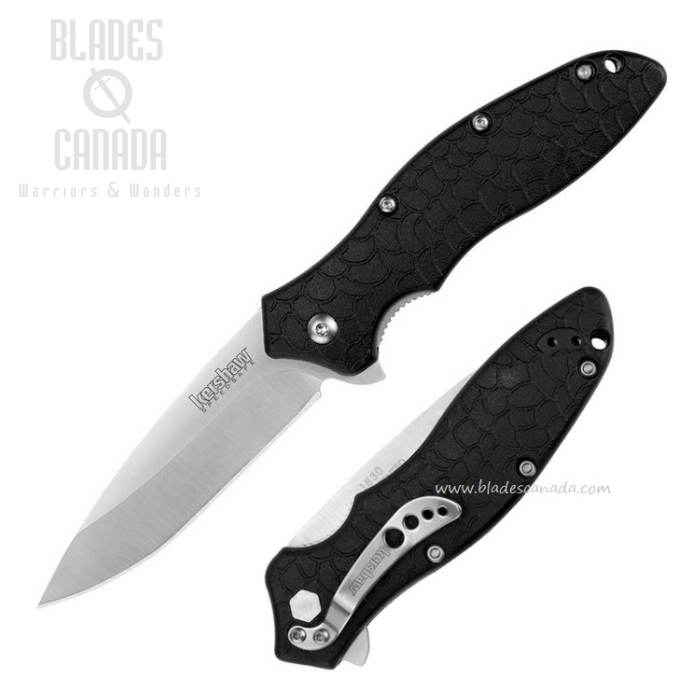 Kershaw Oso Sweet Flipper Folding Knife, Assisted Opening, GFN Black, K1830