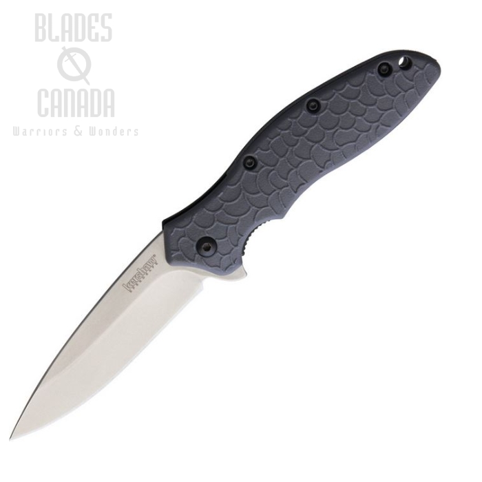 Kershaw Oso Sweet Flipper Folding Knife, Assisted Opening, GFN Grey, K1830GRYSW