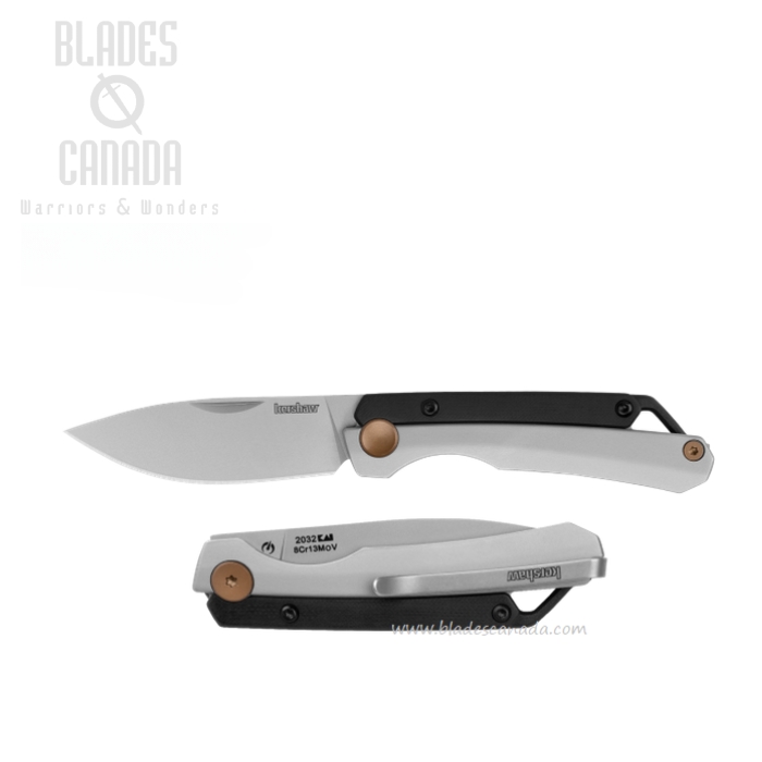 Kershaw Esteem Folding Knife, Drop Point, Stainless/G10 Black, 2032