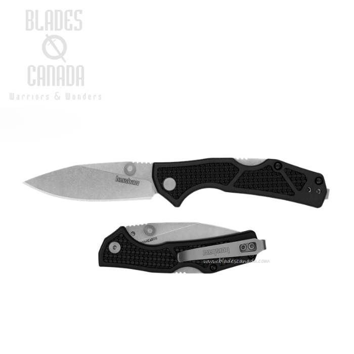 Kershaw Debris Folding Knife, D2 SW, GFN Black, 2034