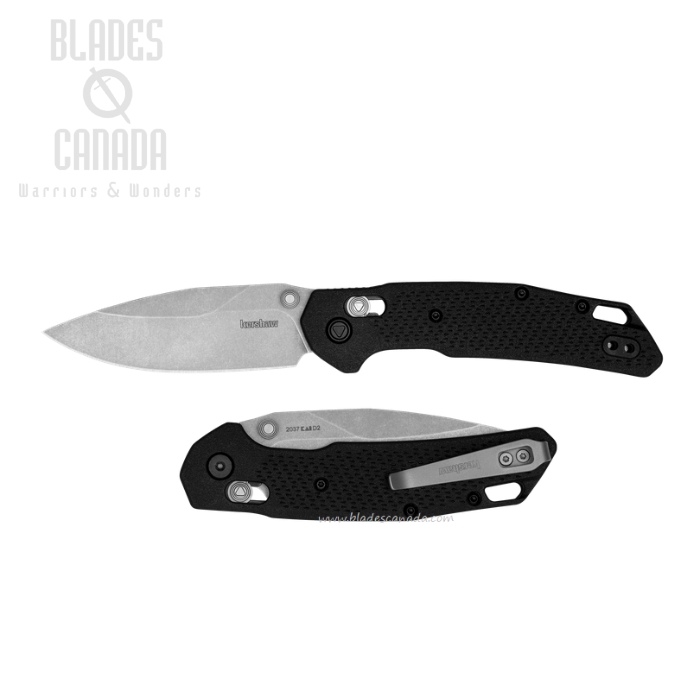 Kershaw Heist Folding Knife, D2 SW, GFN Black, K2037