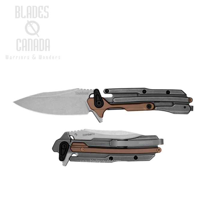 Kershaw Frontrunner Framelock Folding Knife, D2 SW, G10/Steel, K2039