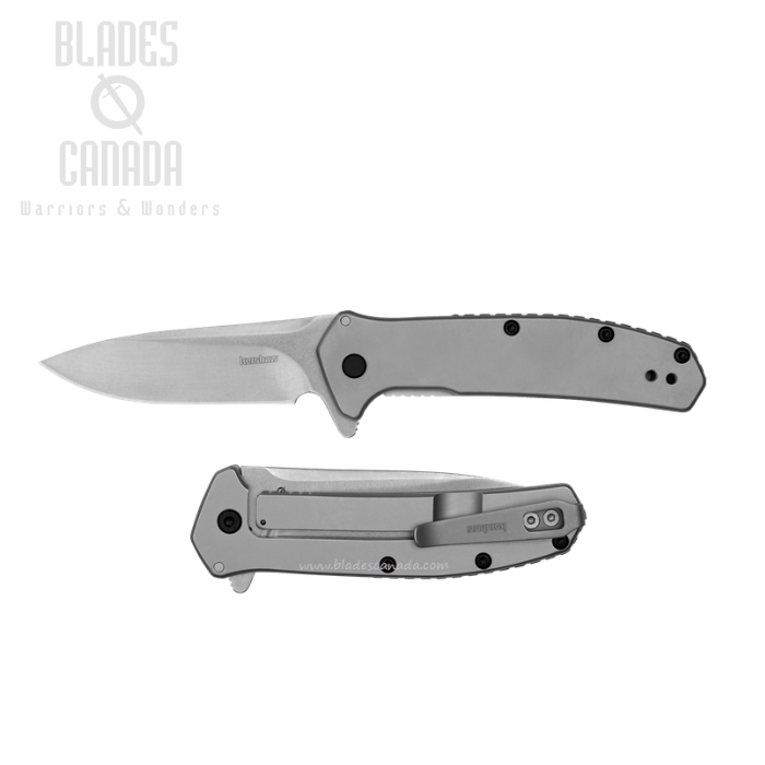 Kershaw Outcome Flipper Framelock Knife, Assisted Opening, Steel Blade, K2044