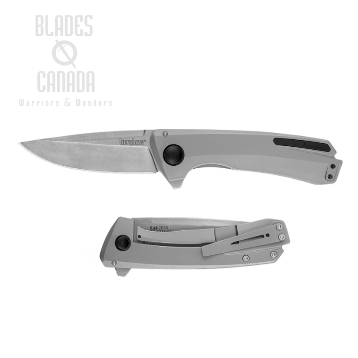 Kershaw Comeback Flipper Framelock Knife, Stainless Handle, K2055