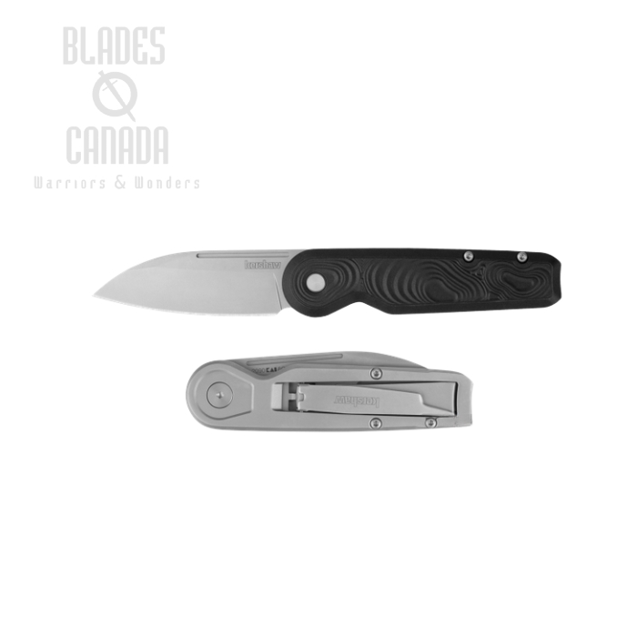 Kershaw Platform Double Detent Slipjoint Folding Knife, GFN Black/Steel, 2090