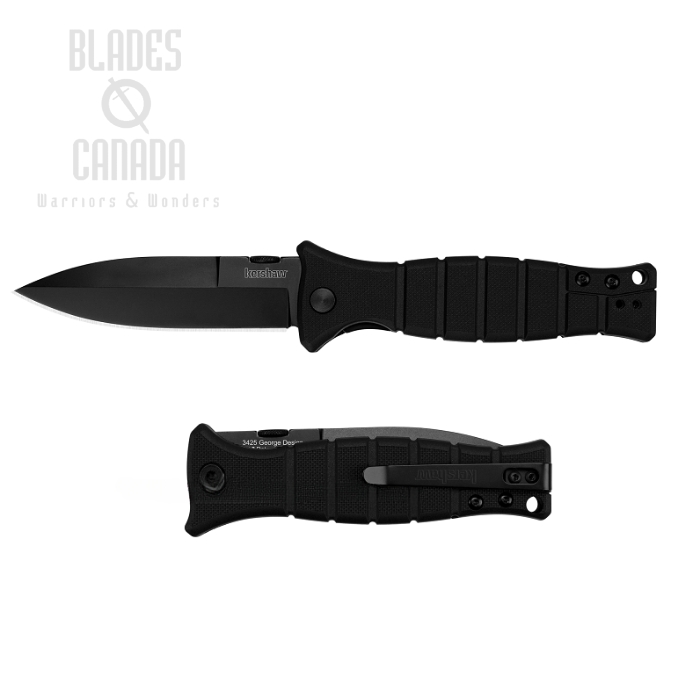 Kershaw XCOM Folding Knife, GFN Black, K3425