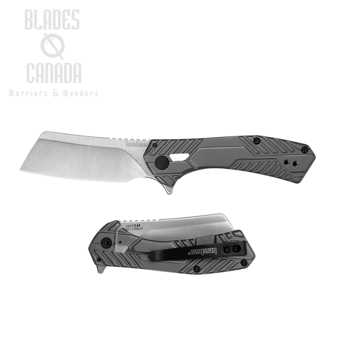 Kershaw Static Flipper Framelock Knife, Stainless Steel, K3445
