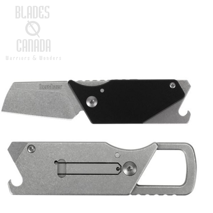 Kershaw Sinkevich Pub Tool Folding Knife, Aluminum Black, K4036BLK