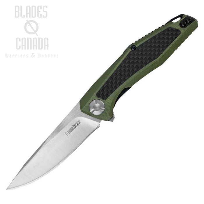 Kershaw Atmos Flipper Folding Knife, G10 OD/Carbon Fiber, K4037OL