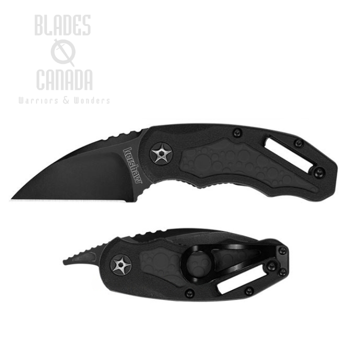 Kershaw Decoy Utility Flipper Folding Knife, Wharncliffe Blade, GFN Black, K4700