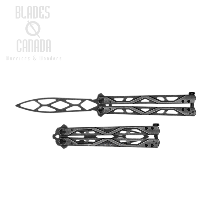 Kershaw Balanza Training Butterfly Knife, Steel Blackwash, K4950TR