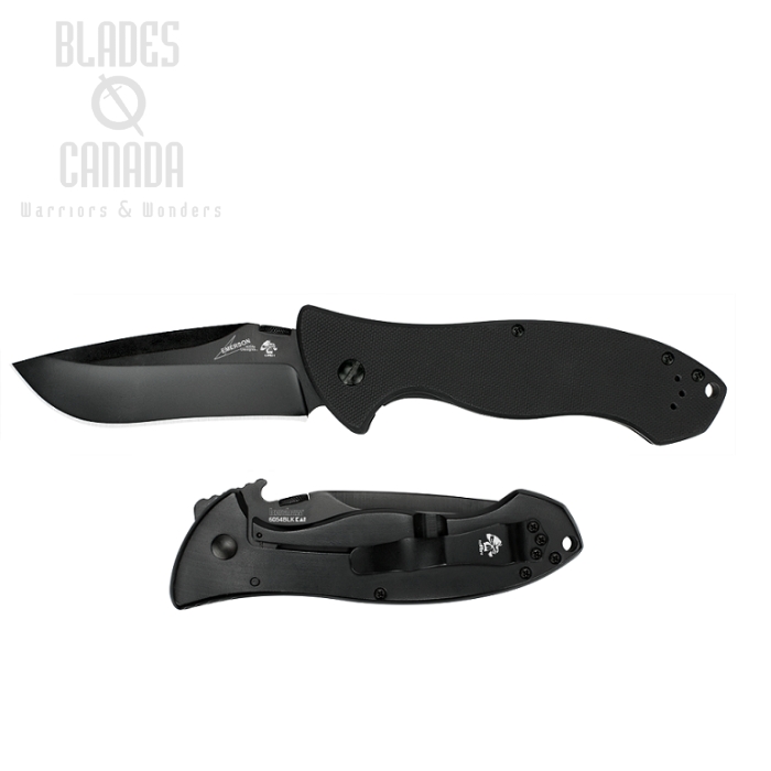 Kershaw CQC-9K Folding Knife, Wave Opening, G10 Black, K6045BLK