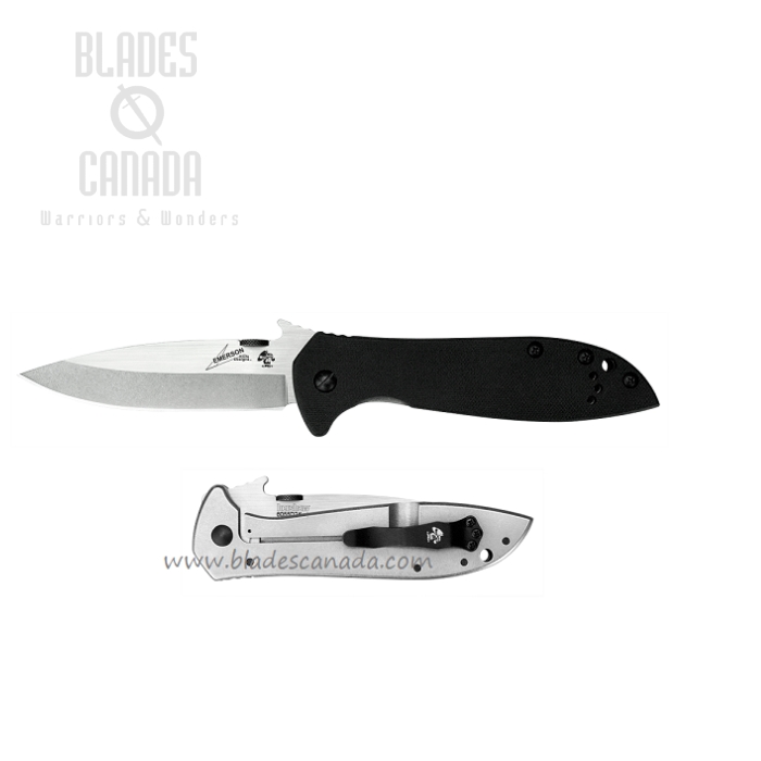 Kershaw CQC-4KXL Framelock Folding Knife, Wave Opening, D2 Steel, G10/Stainless Steel, K6055D2