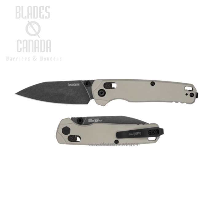 Kershaw Bel Air Folding Knife, CPM MagnaCut Blackwash, Aluminum Cerakote, 6105