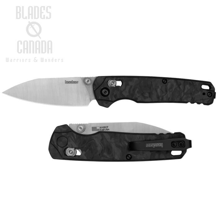 Kershaw Bel Air Crossbar Lock Folding Knife, CPM MagnaCut SW, Carbon Fiber, 6015CF
