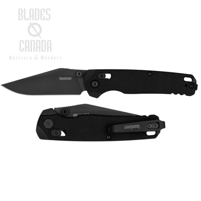 Kershaw Bel Air DuraLock Folding Knife, MagnaCut Black Clip Point, G10 Black, KE-6106BLK