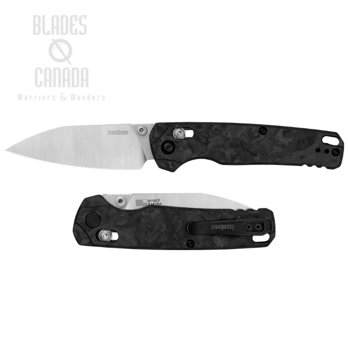 (image for) Kershaw Bel Air XL DuraLock Folding Knife, CPM MagnaCut, Carbon Fiber, 6110CF
