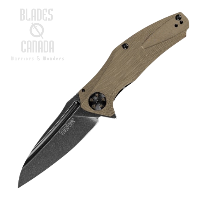 Kershaw Natrix Flipper Framelock Knife, G10 Tan, K7007TANBW