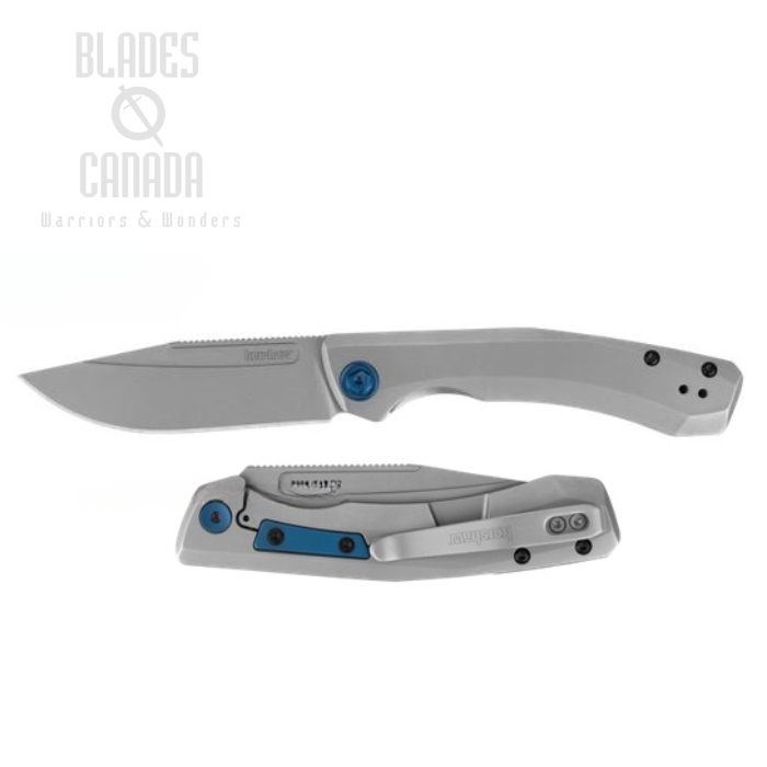 Kershaw HighBall XL Framelock Folding Knife, D2, Stainless Handle, K7020