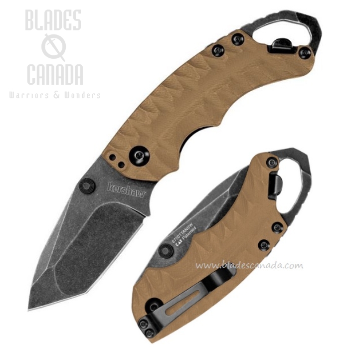 Kershaw Shuffle II Folding Knife, GFN Tan, K8750TTANBW