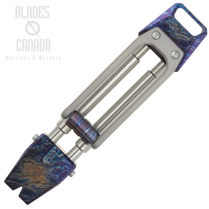 Ketuo Pocket Prybar Tool, Titanium Lightning Strike, KETM040