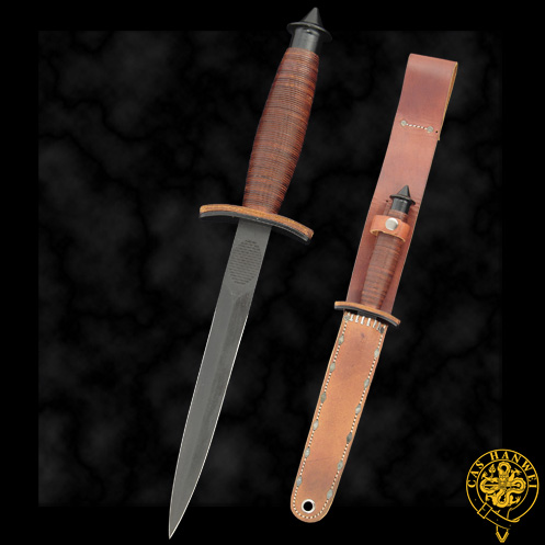 Hanwei V-42 WWII Dagger Fixed Blade Knife, Double-Edged, KH2124