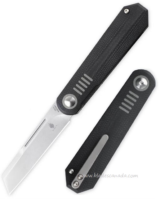 Kizer Lundquist De L'Orme Folding Knife, CPM 20CV, G10/CF, 3570A1