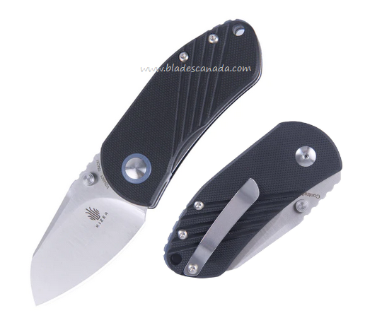 Kizer Contrail Folding Knife, N690 Satin, G10 Black, V2540C1