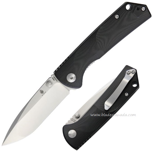 Kizer Vanguard Vigor V3 Folding Knife, N690, G10 Black, V3403N1
