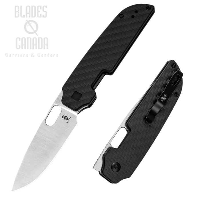 Kizer Varatas Folding Knife, Nitro-V Satin, G10/Carbon Fiber, V3637A2 Kizer Varatas Folding Knife, Nitro-V Satin, G10/Carbon Fiber, V3637A2